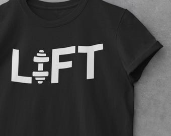 Lift Weights Gym T-Shirt: Fitness Workout Tee