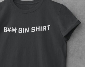 Camiseta de ginebra para gimnasio, divertida camiseta de entrenamiento para amantes de la ginebra