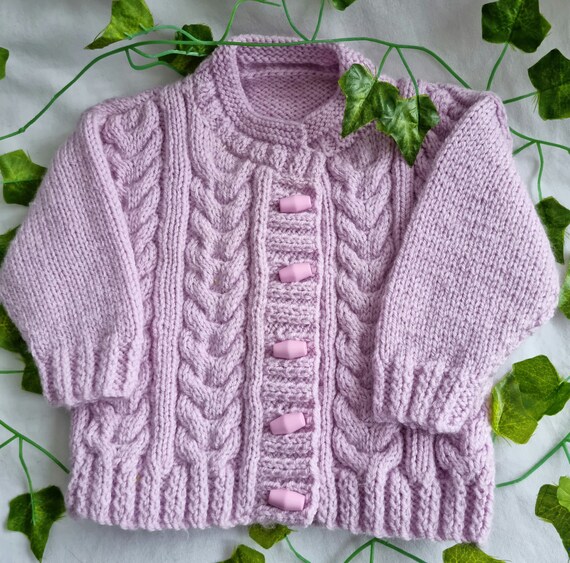 Baby lilac cardigan clearance