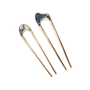Minimalist U shaped hair pin | hair stick fork | bun holder | french hair pin | gift wedding guest accessories
