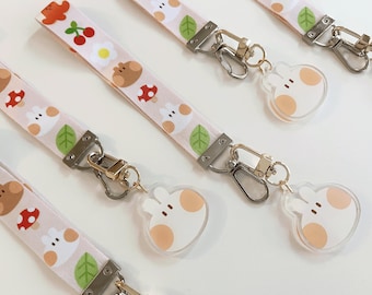 Bunny & Friends Lanyard • Phone Strap • Keychain • Bag Decoration