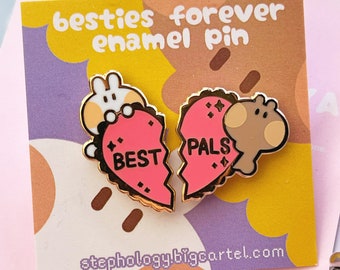 Best Friends Enamel Pin • BFF