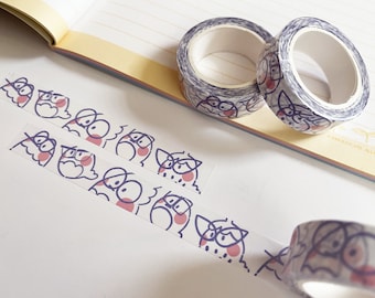 Cute Bird Washi Tape • Journal Planner & Notebook Decoration • Stationary • 15mm x 10m