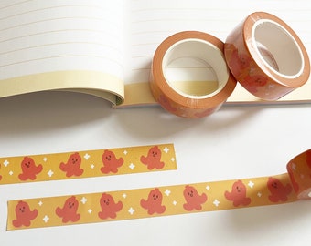 Octopus Tako Sausage Washi Tape • Journal Planner Decoration • Paper Stationary • 15mm x 10m