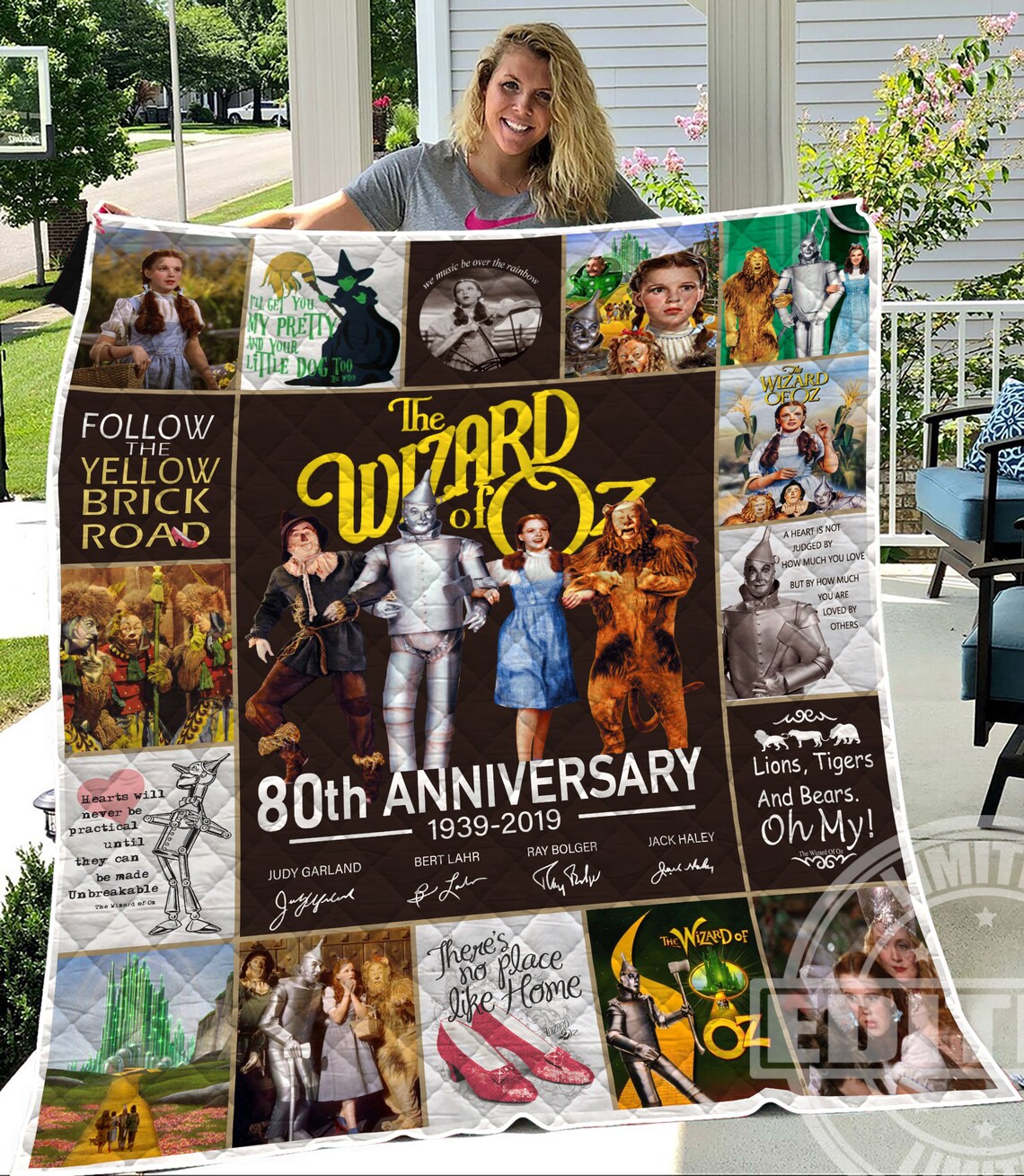 The wizard of oz quilt blanket