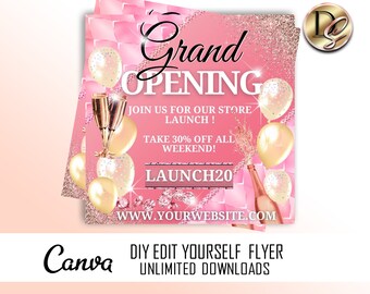 Grand Opening Banner Etsy