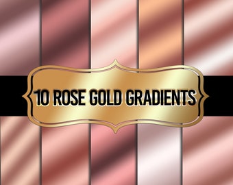 ROSE GOLD DIGITAL Paper, Rose Gold Graphics Png, Foil Metallic Background clipart, Blush Rose Gold glam textures, image files commercial use