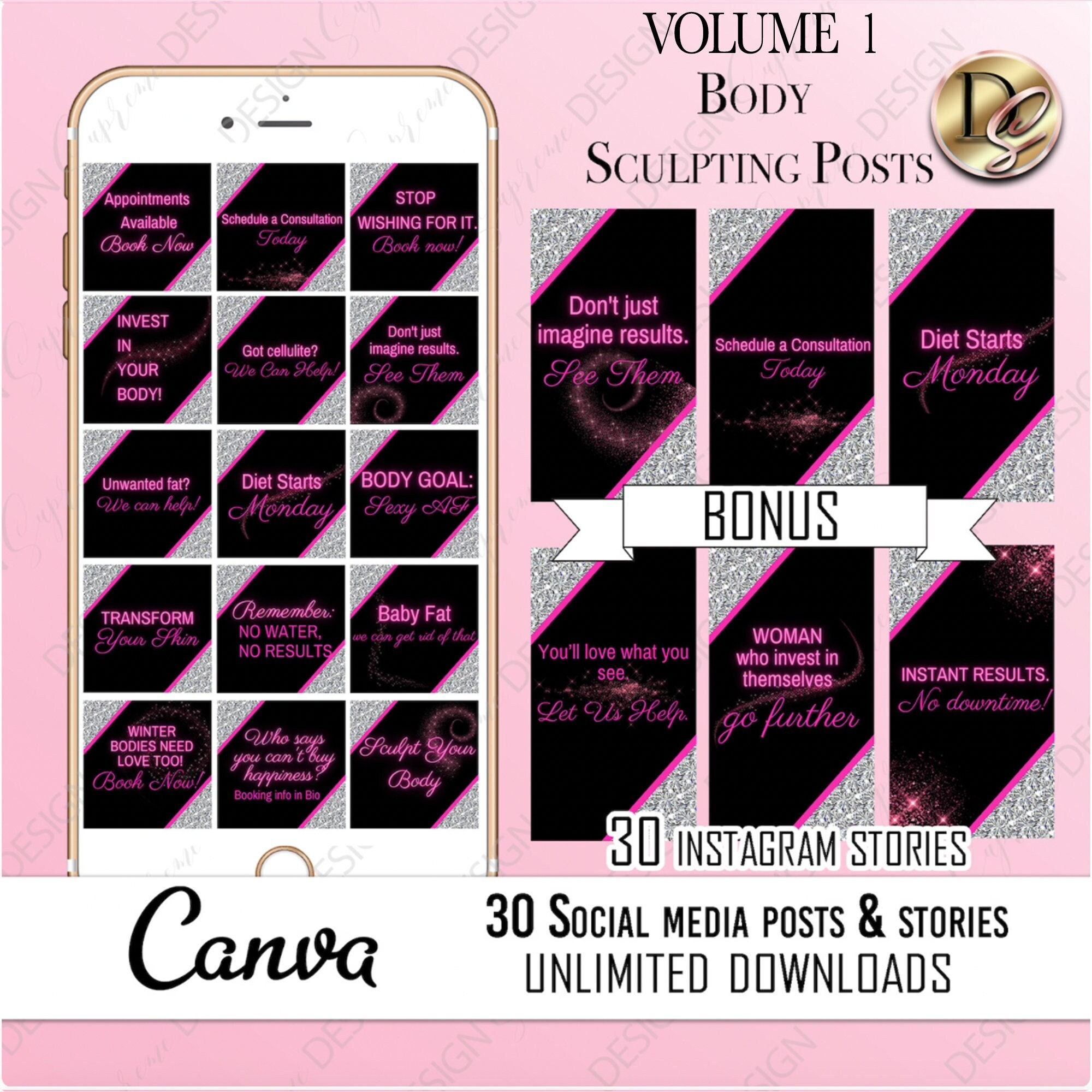 Body Sculpting Posts Body Contouring Business Quotes Body Etsy