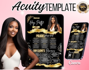 Acuitytemplate, Nailtech acuity template, Acuity scheduling website template, Acuity hair scheduling template, Acuity book templates