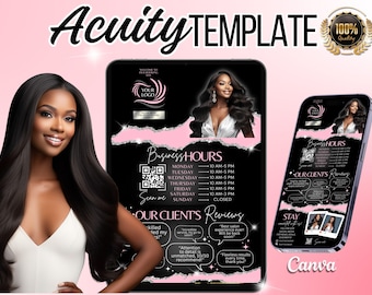 Acuity scheduling template hair stylist, Diy acuity site, Acuity booking site, Lash tech scheduling, Beauty appointment banners