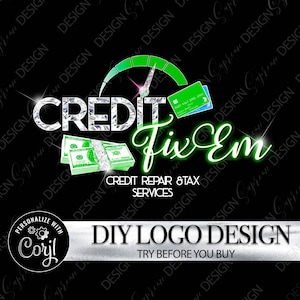 Credit Repair Logo Design, Tax logo Design, Finance logo, Financial Logo, Business Consulting Logo, Premade Accounting Logo