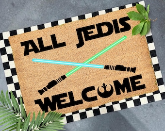 Star Wars Coir Doormat, All Jedis Welcome