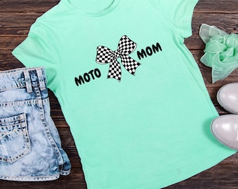 Moto Mama T-Shirt, Motocross Mama TShirt, Supercross, Dirt Bike Mama, Geschenk für Mama, Muttertagsgeschenk, Renntag Shirt