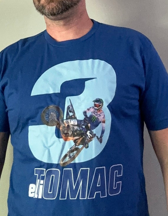 Tomac 3 Eli Tomac Et3 Motocross Supercross Dirtbike Tshirt Tomac 3 Eli Tomac Et3 Motocross Supercross Dirtbike Tshirt
