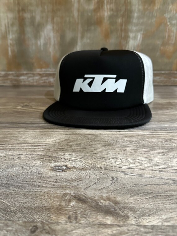 KTM Motocross Trucker Hat, Dirt Bike Rider Gift - Etsy