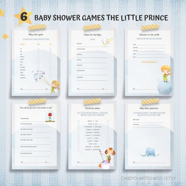 Little Prince Baby Shower - Etsy