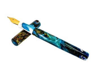 Sunset Moth Fountain Pen | Kitless Fountain Pen | Bespoke Fountain Pen | Handmade Fountain Pen | JoWo #6 Nib | Fountain Pen Gift