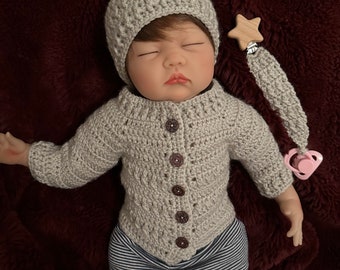 Crochet sweaters for babies