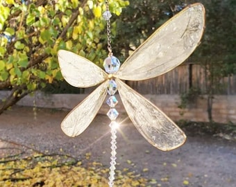 Suncatcher Dragonfly Car Charm Gifts For Her Rainbow Maker Aesthetic Room Decor Dragonfly Garden Decor Window Hangings Dreamy