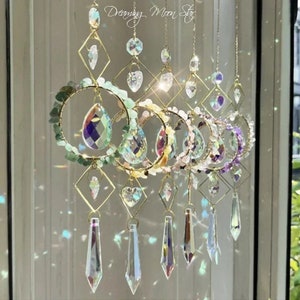 Crystal Suncatcher Aesthetic Room Decor / Hangings Window Rainbow Maker ...