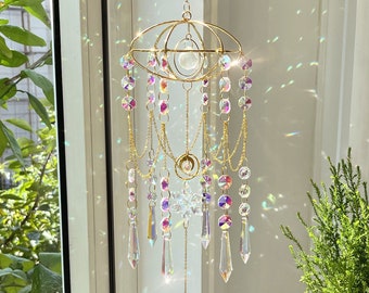 Super Sparkling Light Suncatcher / Crystal Suncatcher / Crystal Prism / Rainbow Maker / Window Hangings / Boho Décor / Home Décor Gifts