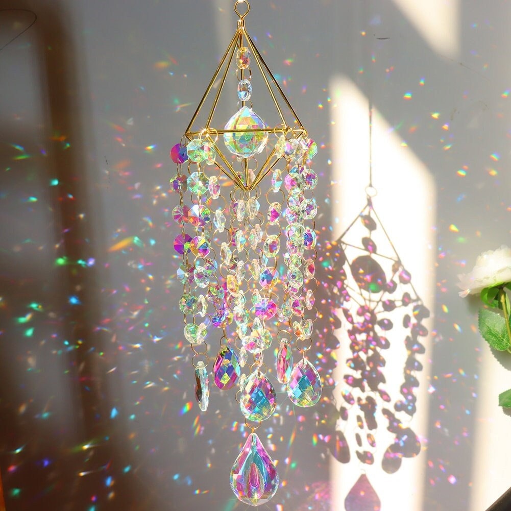Crystal Suncatcher for Window Sold Individually Custom Color