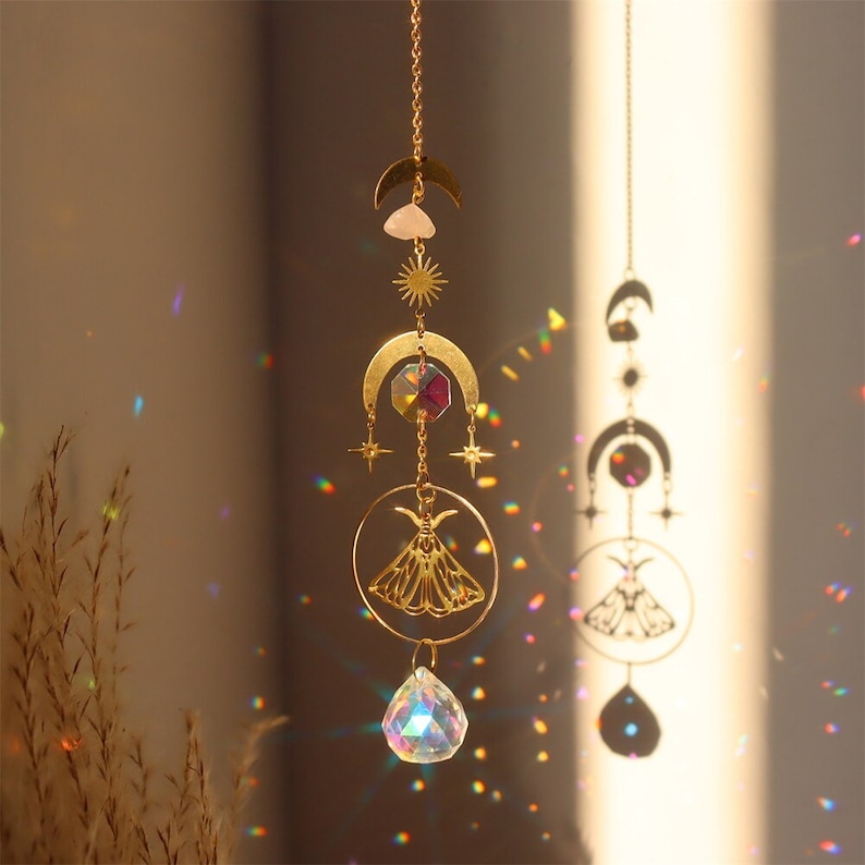 Witchy Hanging Decor/ Aesthetic Butterfly Decor / Light Prism - Etsy