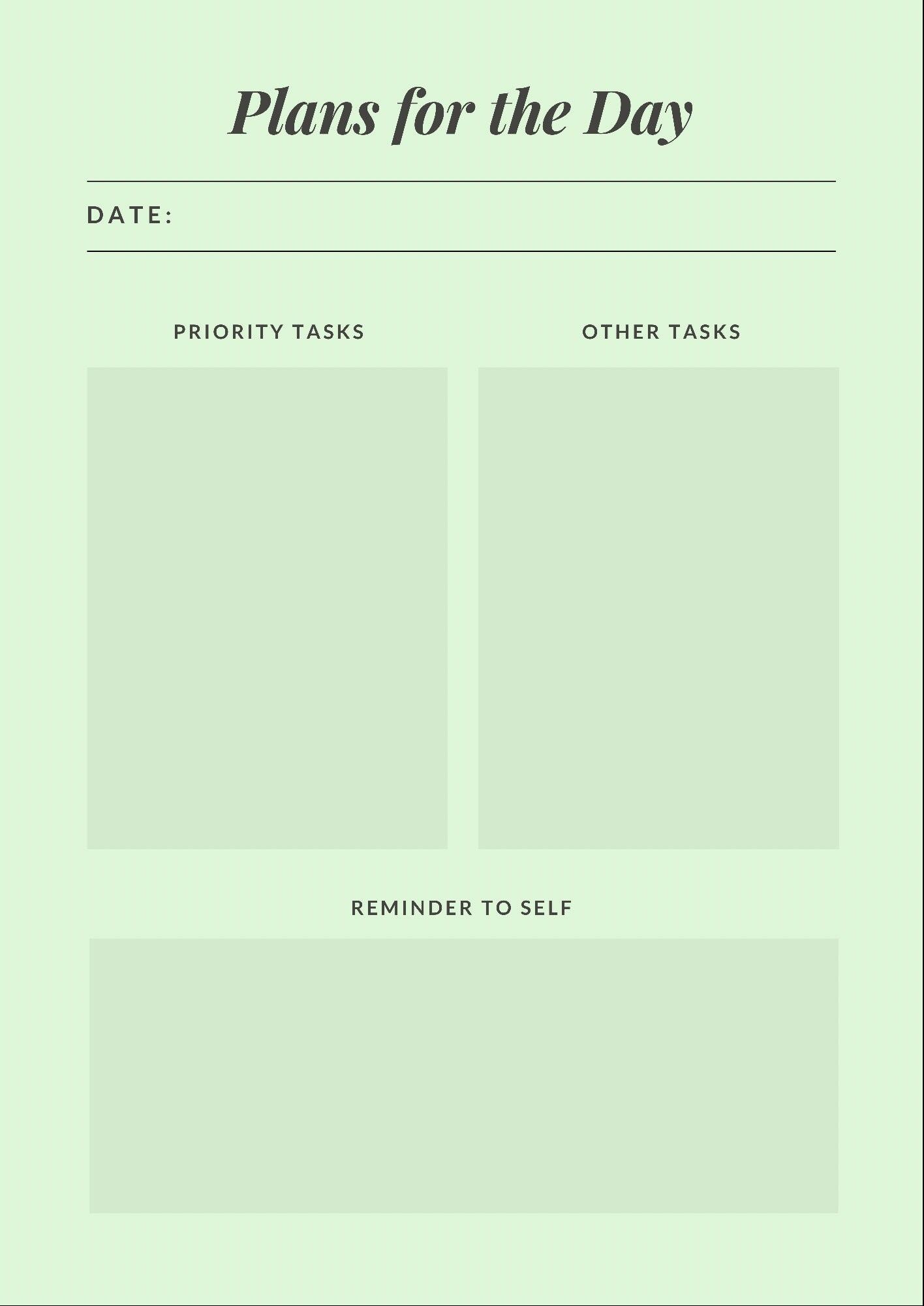 Printable daily planner reusable perfect for those busy Etsy