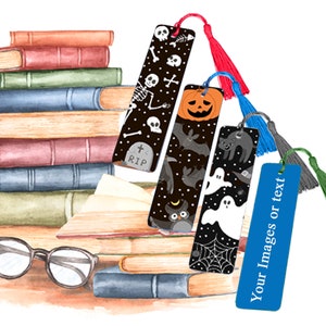 Personalized Bookmark, Custom Bookmark, Photo Bookmark, Metal Bookmark,Readers Gift, Create Your Own Bookmark, Gift For Mom, Teacher gift