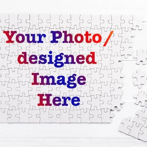 Personalized Puzzle, Custom Photo Jigsaw Puzzle, 7.8&quot;x11.5&quot; - 120-PIECE, Personalized gif