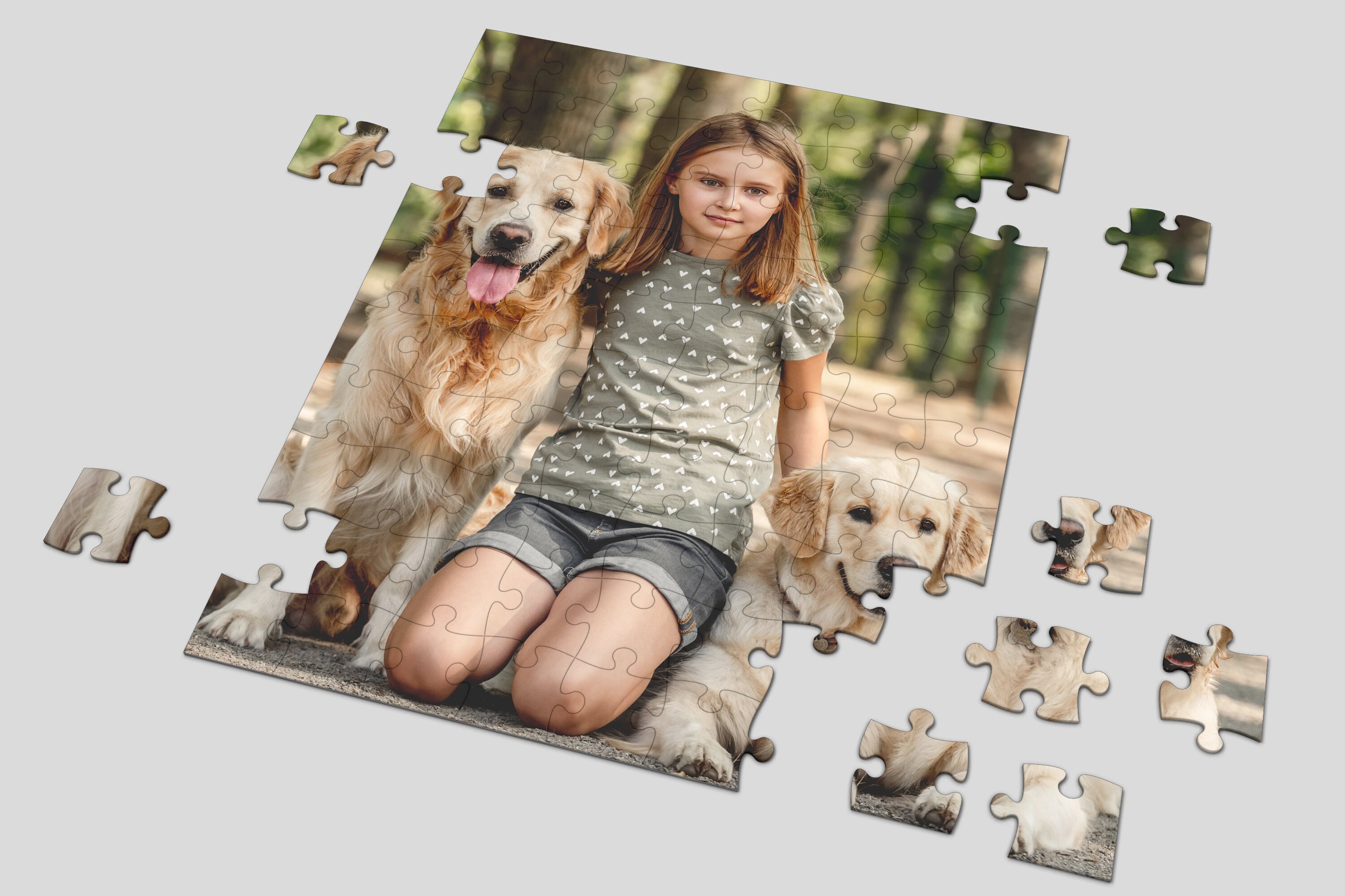 Personalized Puzzle, Custom Photo Jigsaw Puzzle, 7.8"x11.5" - 120-PIECE ...
