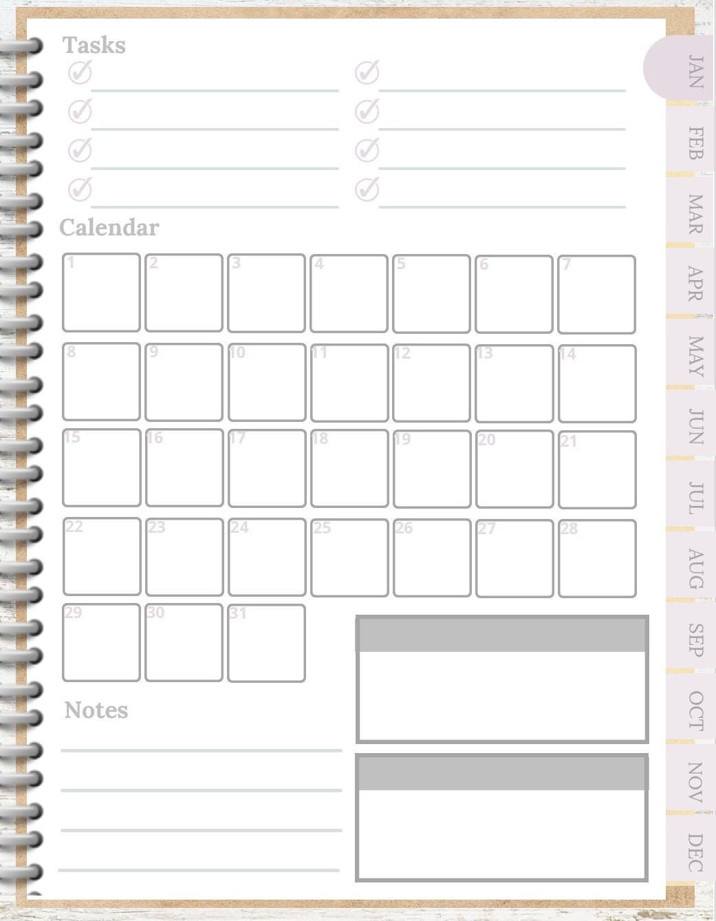 Digital Planner Printable and simple to use | Etsy
