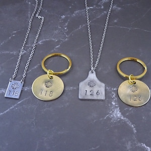 9-1-1 Inspired Necklace and Keychain | Station 118 | Station 126 | Metal Stamped | Handmade