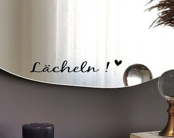 Smile Mirror/Decoration/Sticker/Gift Idea