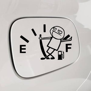 Car Sticker Fuel Cap Sticker Funny Middle Finger Funny Sticker Car Sticker Foil Car Tuning