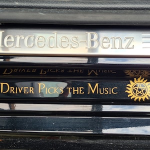 Supernatural Driver Picks the Music Sticker/Sticker/Gift Idea