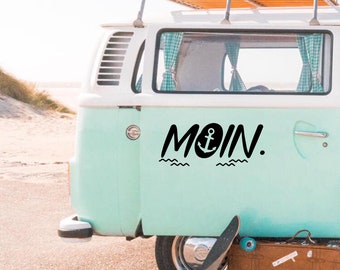 Moin sticker/sticker/decal/gift idea/coast/sea
