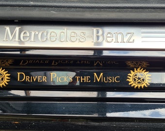Supernatural Driver Picks the Music Sticker/Sticker/Gift Idea