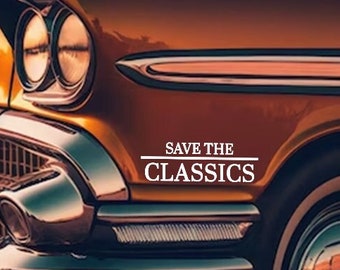 Save The Classics car sticker car quad fun RS fun tuning motorcycle