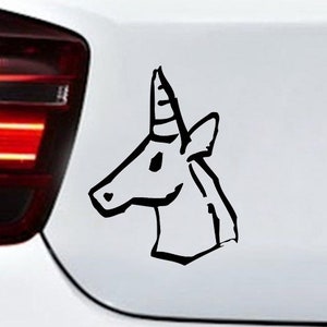 Eenhoorn Sticker/Sticker/Cadeau Idee/Zee