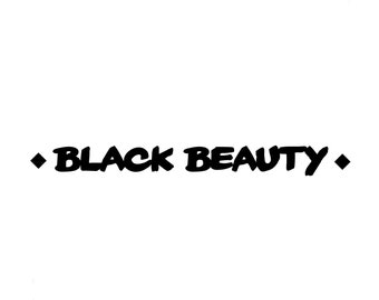 Black Beauty Car Sticker/Sticker/Gift Idea/Tuning