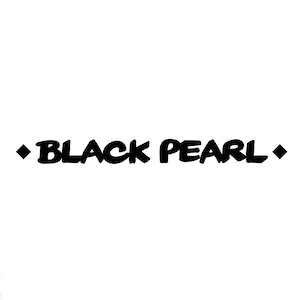 Black Pearl Sticker/Sticker/Gift Idea/Tuning