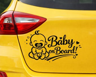 Baby on Board Sticker | Car Sticker | Gift for Parents