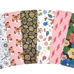Double Sided Laminated Bookmarks: Bookworm Accessory