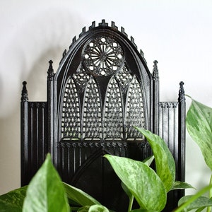 Cathedral Plant Stake | 3D Printed | Plant Trellis | Plant Accessories | Halloween Decor | Goth Decor | Plant Stand