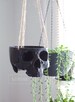 Hanging Skull Planter | Small Hanging Pot | Halloween Decor | Succulent Planter | Trailing Succulent Planter | Eco Friendly | 3D Printed 