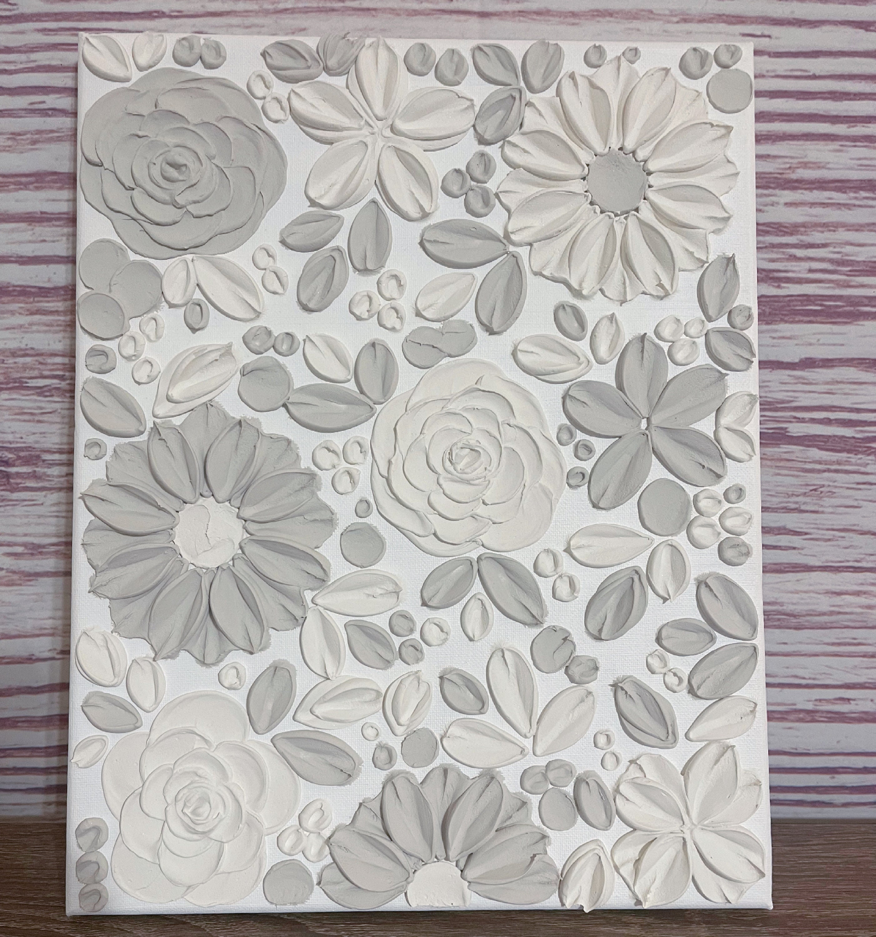 FLOWERS Art Works Couleur　Innocent Grey Flowers Art Works Couleur Setting material collection Book