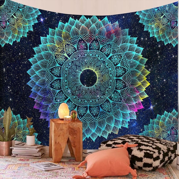 Mandala Tapestry Etsy