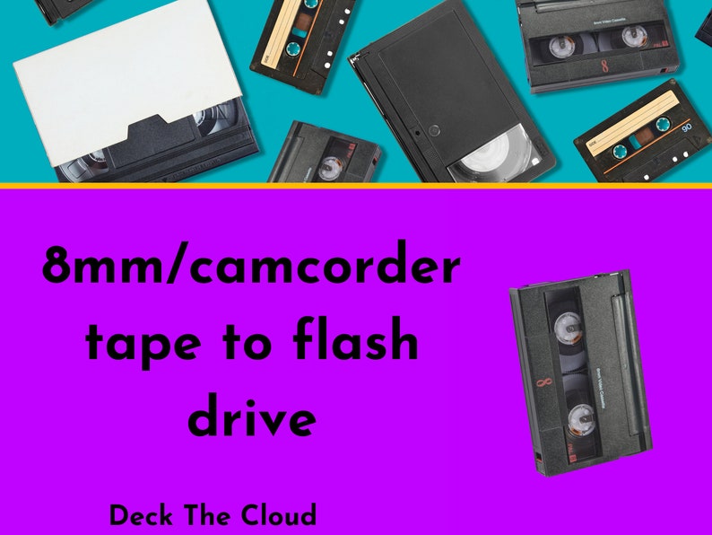 8mm/camcorder Tapes to Flash Drive Etsy