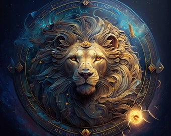 Zodiac Signs (6) Poster Art Aquarius, Aries, Cancer, Capricorn, Gemini, Leo